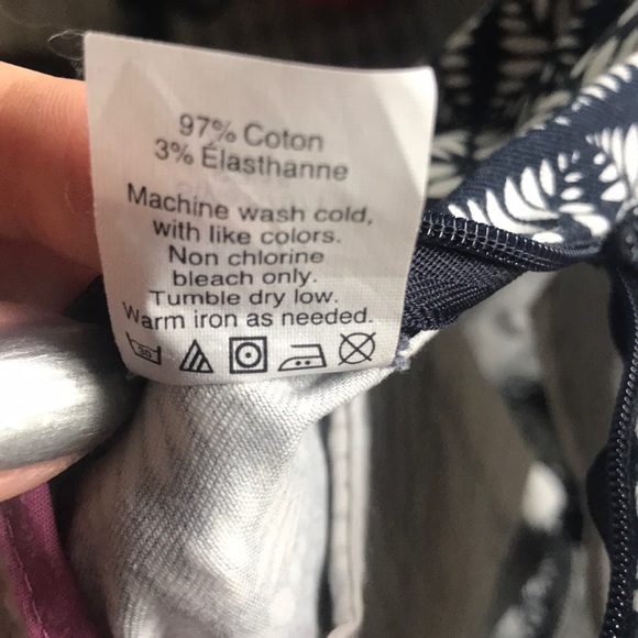 J. Crew navy and white chino pattern shorts - Picture 5 of 8